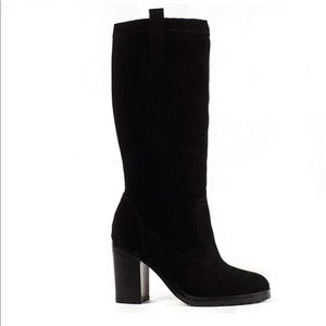 Ralph Lauren Suede Heeled Boots LIKE NEW